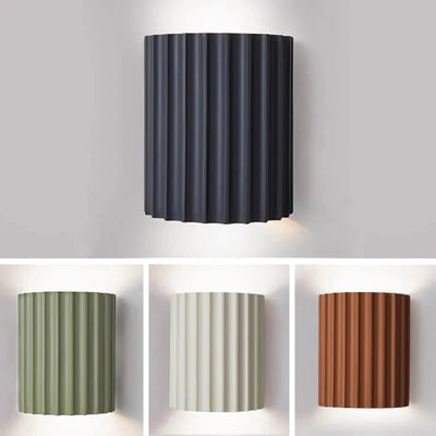 Modern Resin LED Wall Lamp - Stylish Lighting for Aisle, Bedroom, Living Room