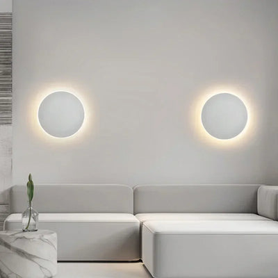 Modern LED Round Wall Lamps with Touch Switch – Minimalist Style for Interior Spaces