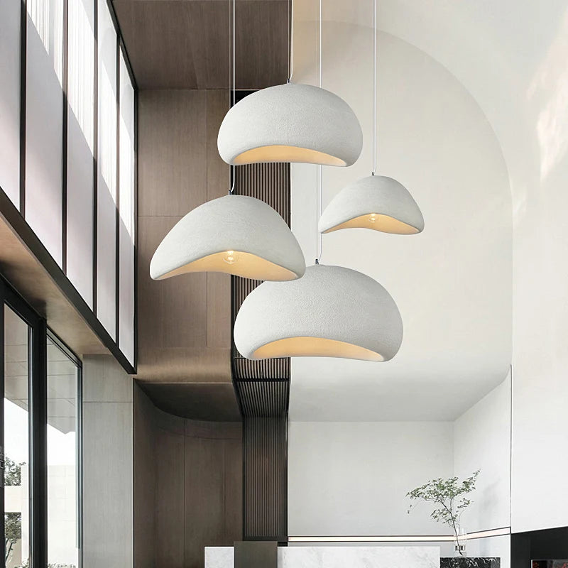 Nordic Minimalist Wabi Sabi Wind E27 LED Pendant Lights - Serene Illumination for Every Space