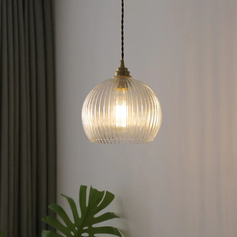 SANDYHA Glass Pendant: Modern Charm & Warm Light for Your Space