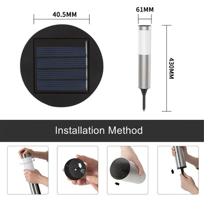 Solar Pathway Lights: LED Outdoor Lighting for Gardens, Patios - 1/2/4 Pack