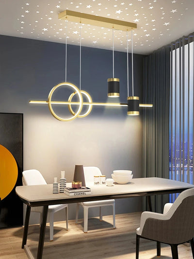 Modern LED Pendant Light – Luxury Dining Room Starry Chandelier