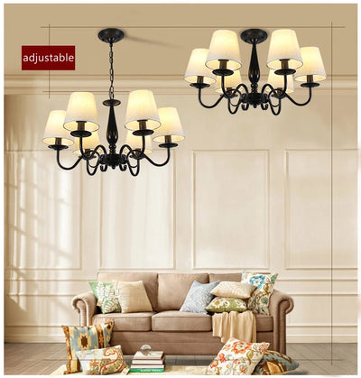 Nordic Fabric Chandeliers – Stylish Pendant Lamp for Home Decor