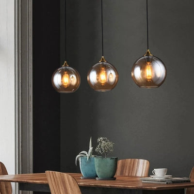 Nordic Modern LED Pendant Lamp: Stylish Glass Lighting Fixtures for Restaurant, Living Room, Bedroom