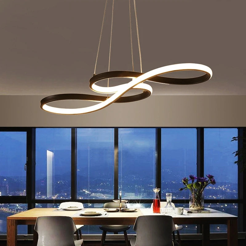 Modern LED Chandelier Creative Nordic Dining Room Pendent Lights for Dining, Study, and Bedrooms