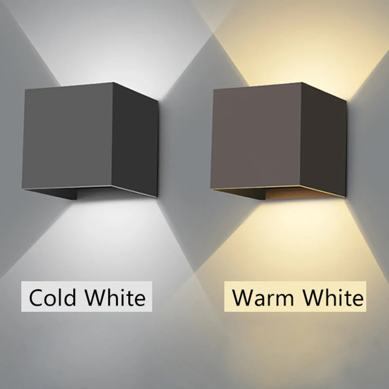 Modern Waterproof LED Wall Lamp - Stylish Lighting Solution for Indoor and Outdoor Spaces