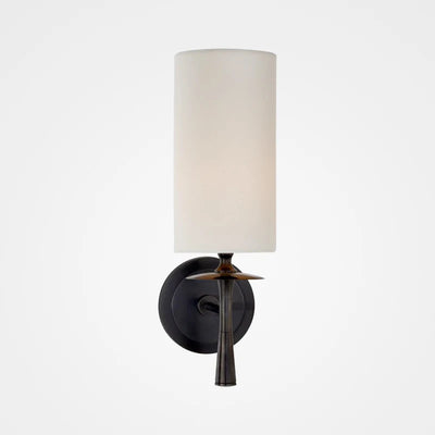 American Village Modern Copper Wall Lamp - Elegant Art Deco Sconce for Living Room and Bedroom
