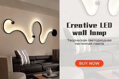 Modern LED Bedside Wall Lamp for Living Room, Bedroom, Stairs, TV Background - Minimalist Interior Wall Light