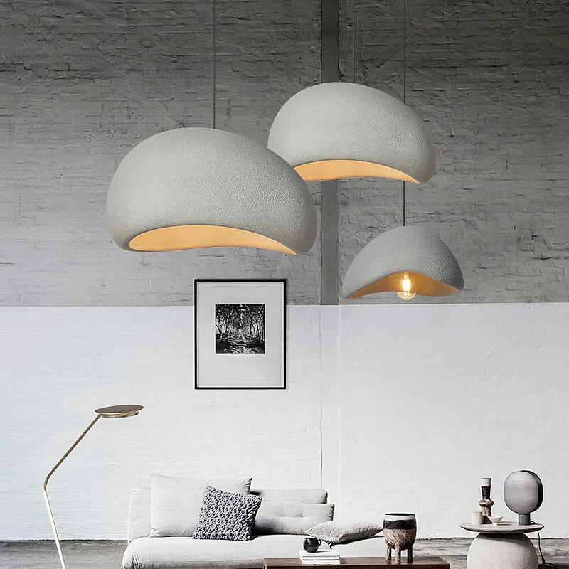 Nordic Wabi Sabi E27 LED Pendant Light - Contemporary Elegance for Every Space