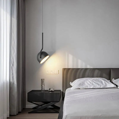 Nordic LED Pendant Light - Minimalist Spoon Iron Hanging Lamp