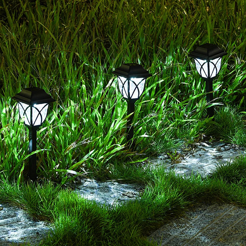 10 Pack Solar Path Lights: Bright, Waterproof LED Lawn, Yard Lights for Outdoor Landscape Pathways