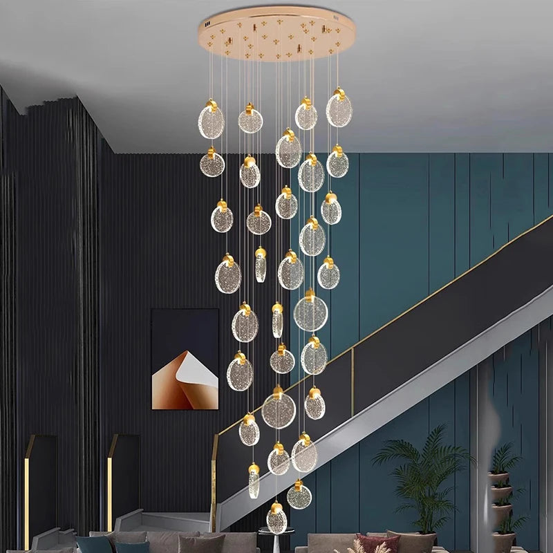 Nordic Home Decor Pendant Lamp: Elegant Design, Versatile Illumination, Remote Control, Touch Switch