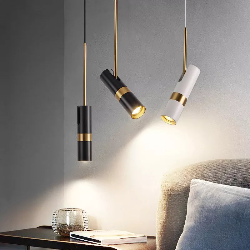 Nordic LED Pendant Light: 360° Rotatable Surface Mounted Ceiling Light with, Adjustable LED Spot Light