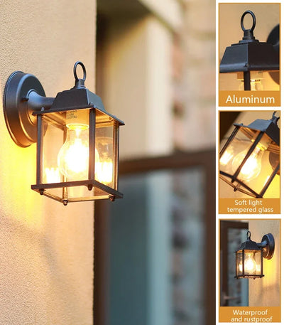 Retro European Style Outdoor Wall Light - Villa Garden Porch Waterproof Lighting
