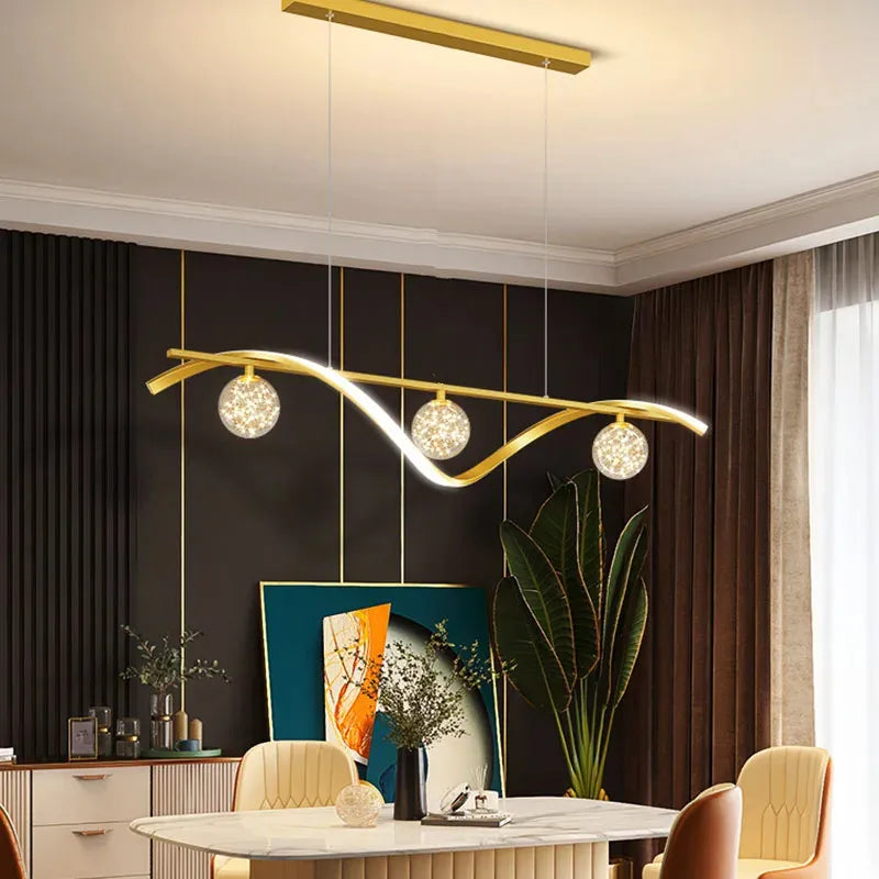 Nordic Glass Ball Pendant Light – Modern Home Decor Chandelier