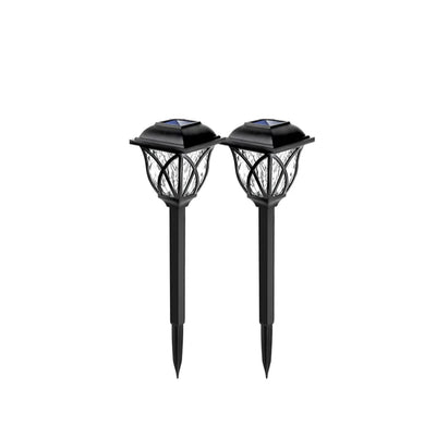 2pcs/Lot LED Solar Lawn Lights – Outdoor Waterproof Garden Decoration Lamp for Walkways, Yards, and Driveways