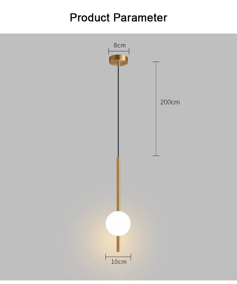 Nordic LED Pendant Lamp: Luxury Home Lighting for Modern Spaces