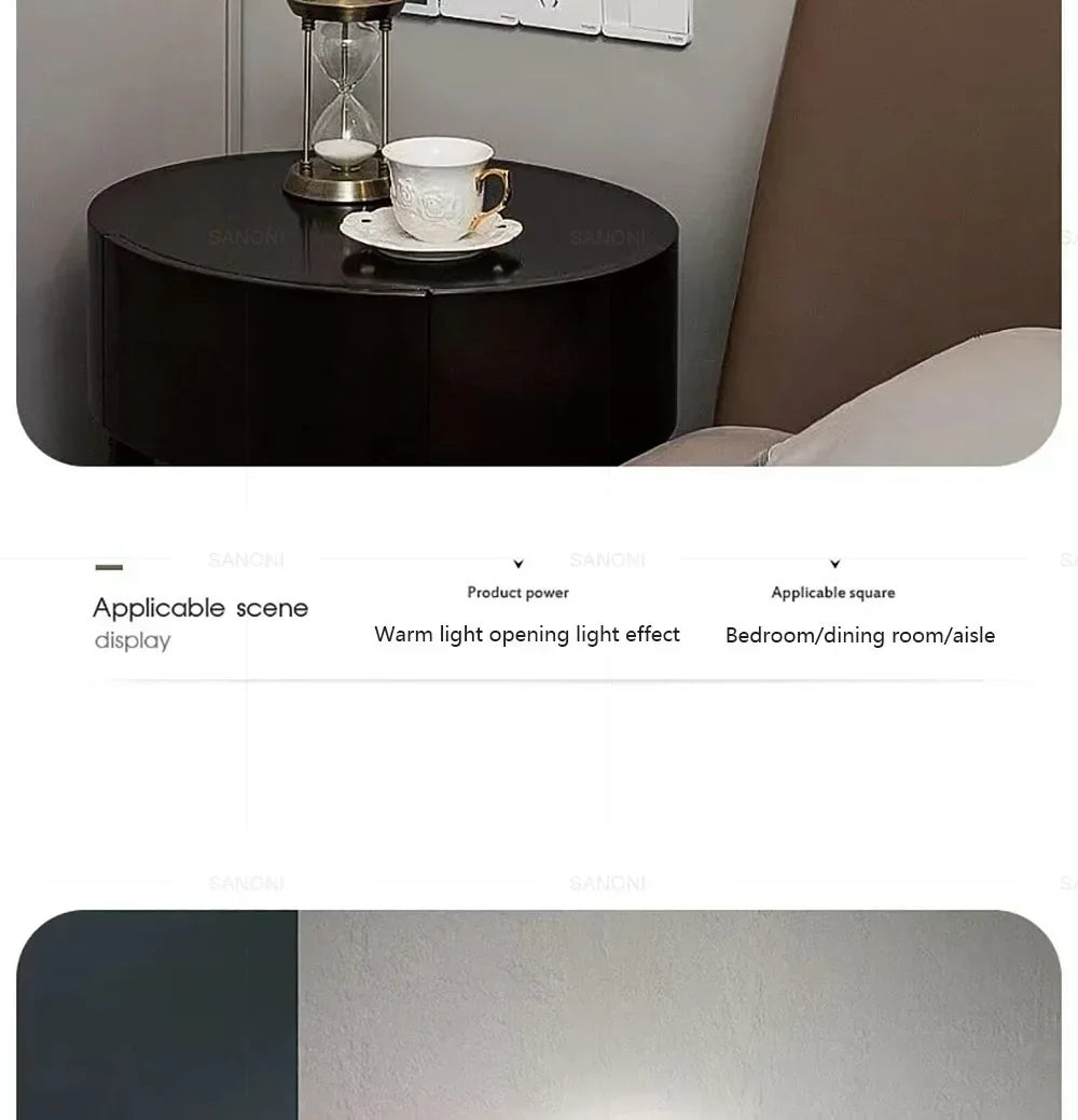 Modern LED Wall Sconce Lamp for Living, Dining, and Bedrooms