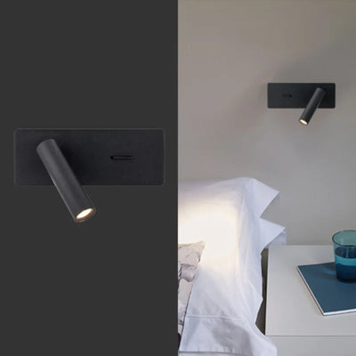 Modern LED Wall Lights with Switch - Fashionable Bedside Reading Lamp for Hotel and Home