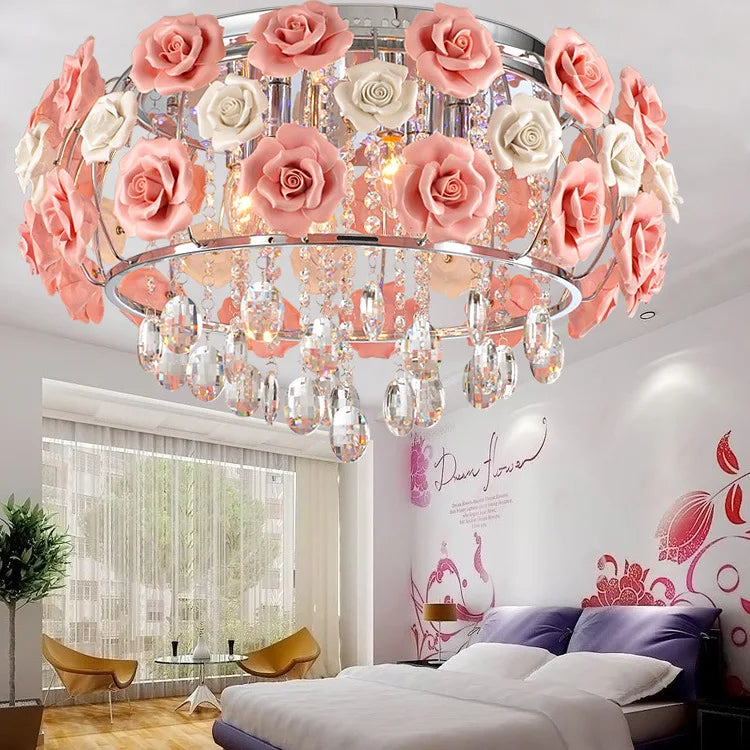 Elegant Crystal Chandelier - Illuminate Your Space with Modern Sophistication