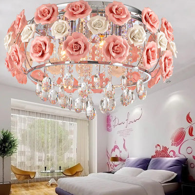 Elegant Crystal Chandelier - Illuminate Your Space with Modern Sophistication