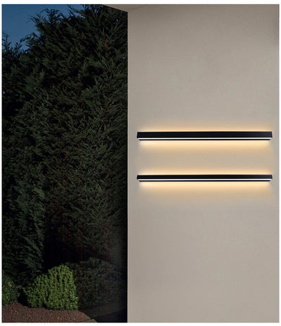 Modern Long Strip LED Wall Lamp – Outdoor Waterproof Lighting Solution