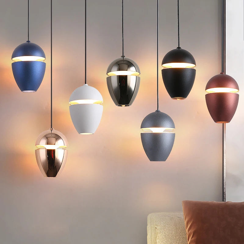 Modern Simple Ball Pendant Lights – Nordic Hanging Ceiling Lamps for Cafe and Bar Decor