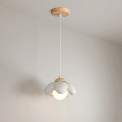 Nordic Pendant Light Modern Cream Flower Styling Hanging Lamp Indoor Lighting Room Decor chandeliers