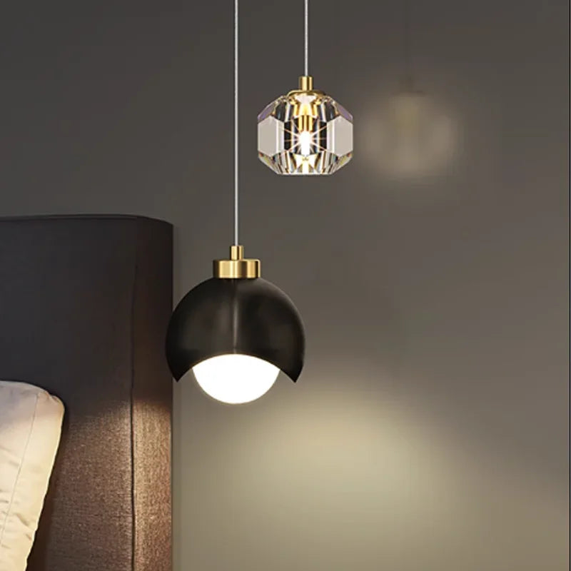 Nordic Crystal Pendant Double Head LED Light: Add a Touch of Luxury to Your Home