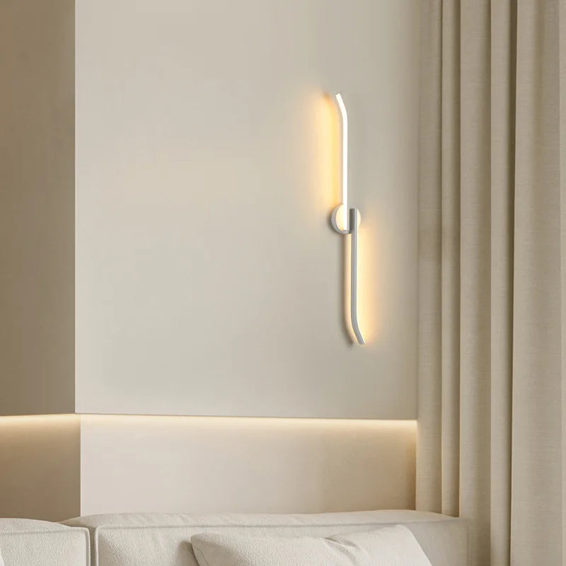 Modern LED Wall Lamp for Living Room TV Background Bedroom Indoor Home Decoration Lighting Fixture