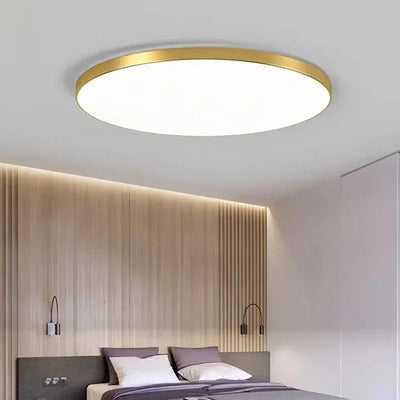 Modern LED Round Ceiling Lamp - Sleek Home Decor Lighting for Living Room, Bedroom, Bathroom, and Kitchen