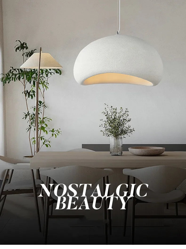 Minimalism Wabi Sabi LED Pendant Lamps: Elegant Lighting for Modern Spaces