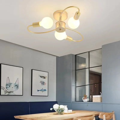 Creative Modern Ceiling Chandelier - E27/E26 Living Room and Bedroom Hanging Light Fixture