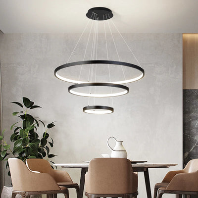 Modern LED Ceiling Chandelier – Stylish Lighting for Villa Living Rooms, Bedrooms, and Dining Areas