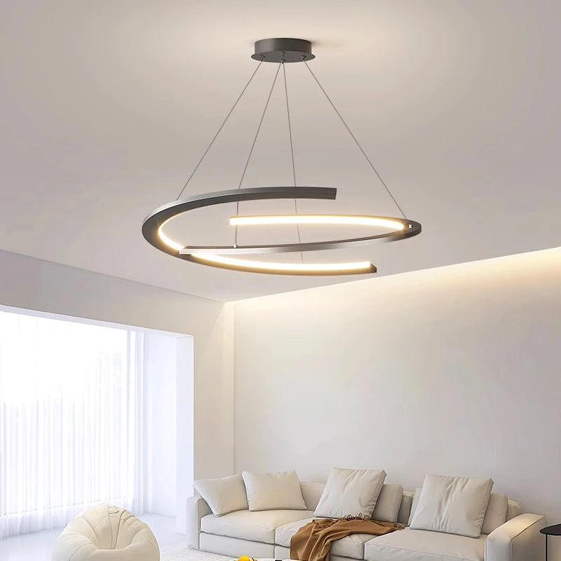 Modern LED Pendant Light Lamps: Perfect for Living Rooms and Dining Rooms, Stylish Hanging Indoor Lighting Chandeliers