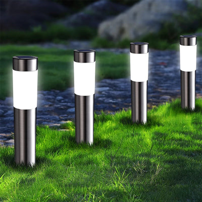 Stainless Steel Solar Pathway Lights – Bright LED Outdoor Garden Lights for Walkways and Driveways