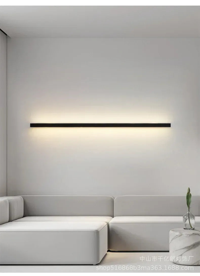 Modern Long Line LED Wall Lamp – Eco Luxe Décor