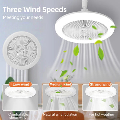 Smart Ceiling Fan with Light – Modern LED Fan with Remote Control