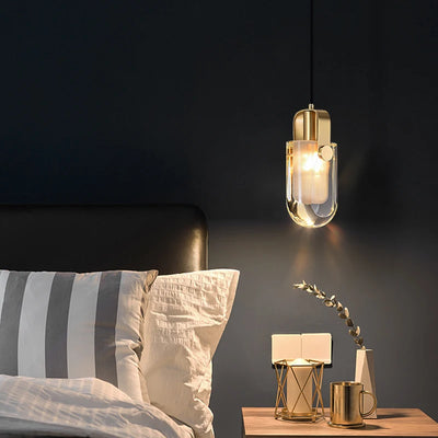 Illuminate Your Space with Modern Gold Small Pendant Lamps for Living Room, Bedroom and Indoor