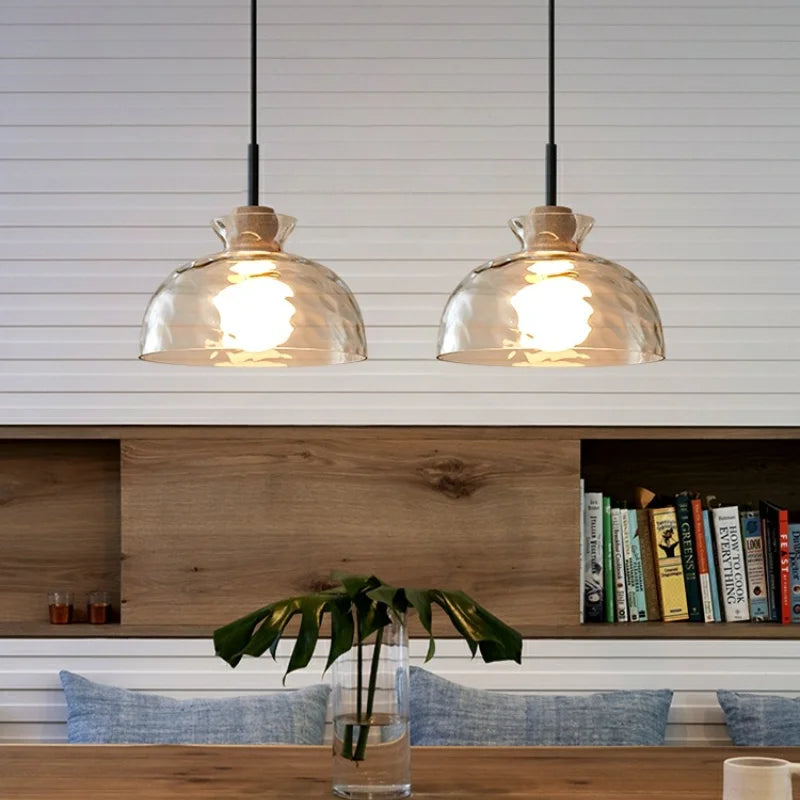 Modern Clear Glass Pendant Lamp - Versatile Lighting for Every Space