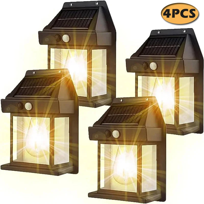 Waterproof Solar Powered Wall Lamp - Efficient and Sustainable Outdoor Lighting Solution