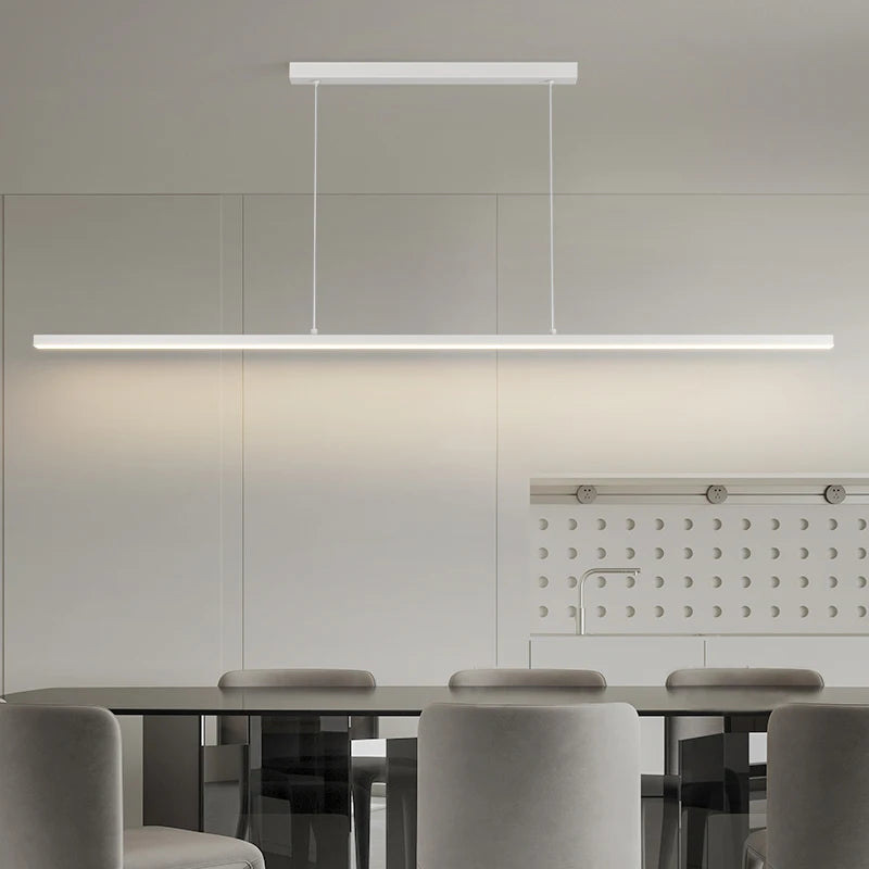 Modern LED Minimalist Long Pendant Lights For Home Villa Living Bedroom Dining Room Study Indoor Lighting Decoration Lamps