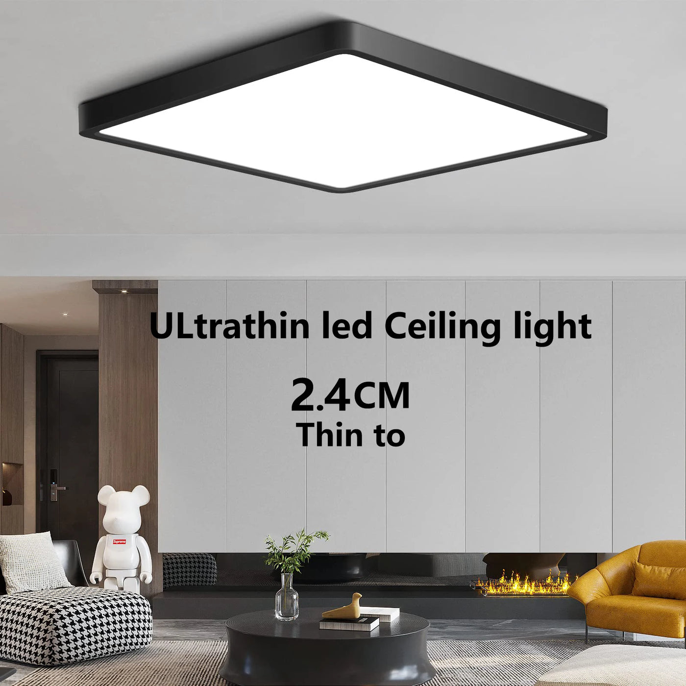 Smart LED Ceiling Light with Tuya App & Alexa Voice Control – Modern D – Eco Luxe Décor