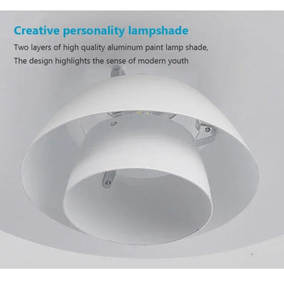 Living Room Pendant Light: Modern Umbrella Design with Colorful LED for Parlour, Study, Bedroom, Hotel Hall