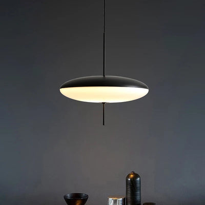 Modern Flying Saucer Pendant Lights: LED Minimalist Design for Restaurants, Studies, Living Rooms