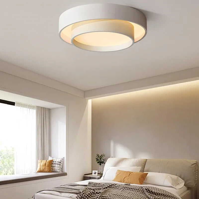 Modern LED Art Ceiling Lamp - Round Design for Studio, Kitchen, Bedroom, Aisle, Balcony, and Corridor