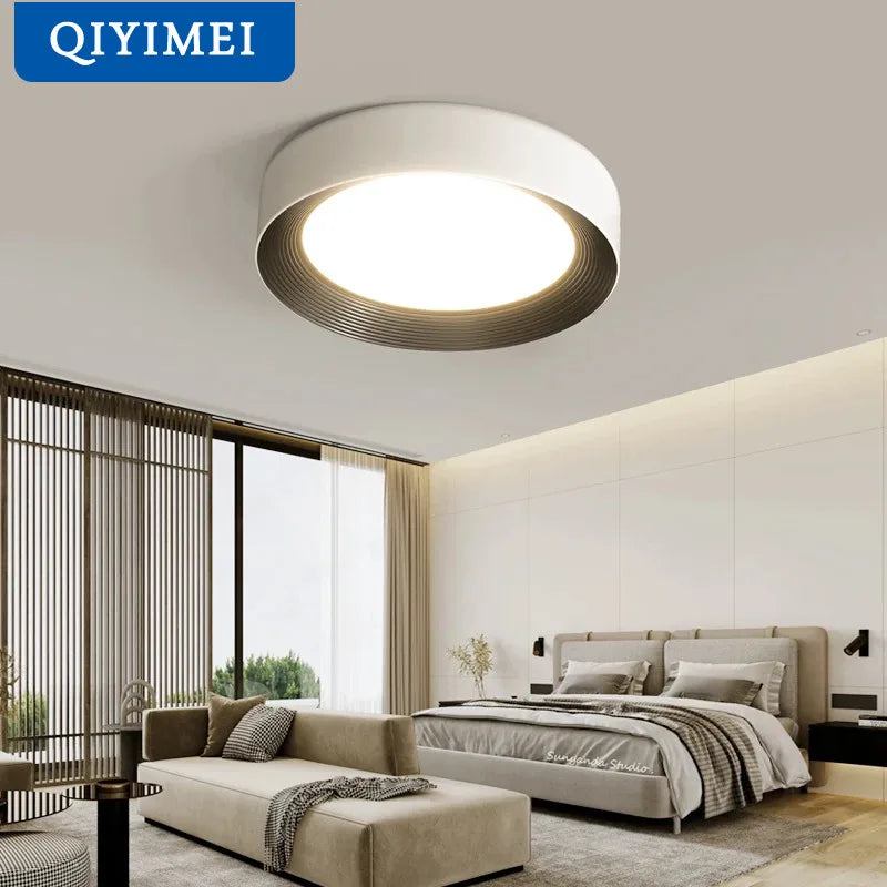 QIYIMEI Nordic Home Decor Chandeliers Lights for Bedroom Kitchen Living Dining Room Indoor Lighting Lamp Lustre Circular Lights