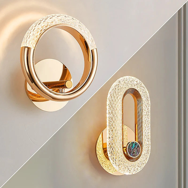 Modern Crystal LED Wall Sconce Lighting Fixture LED Lamp Home Decor for Kitchen  Bedroom