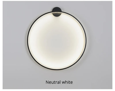 Modern Circle Background Decoration Lamp – LED Wall Light