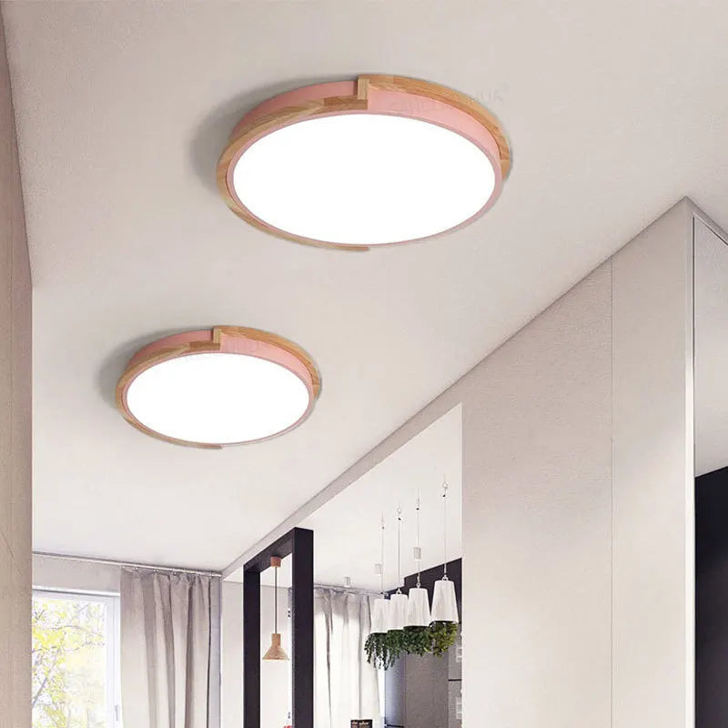 Modern LED Ceiling Light Macaron Chandelier For Bedroom, Living Room, Dining Room, Aisle - Home Decor Interior Lighting Fixture